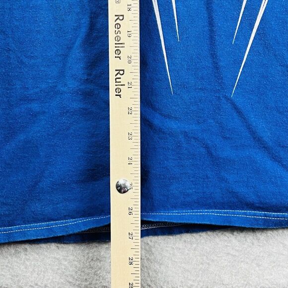 Marvel Spiderman T-Shirt Red Blue Ombre Crewneck Short Sleeve Skater Comic - Picture 11 of 13